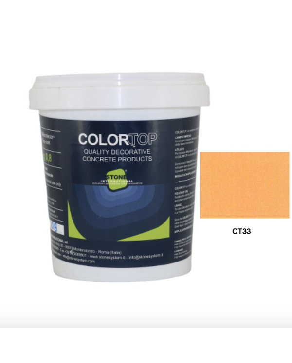 CT 33 Color-Top til farvelægning af mikrodekor og andre cementbaserede produkter.