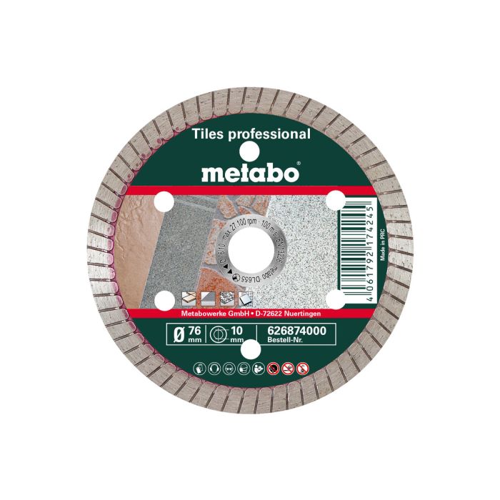 Metabo Diamantskæreskive 76 mm Fliser