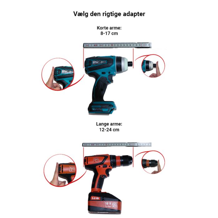 DanePoint Mørtelfugepistol Adapter