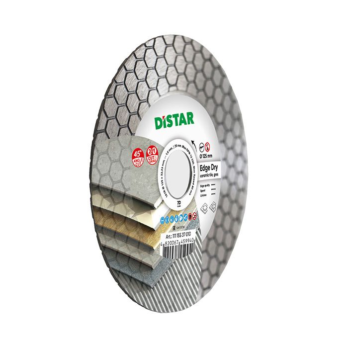 Distar Diamant Skære/slibeskive – Edge Dry – Ø 125 mm