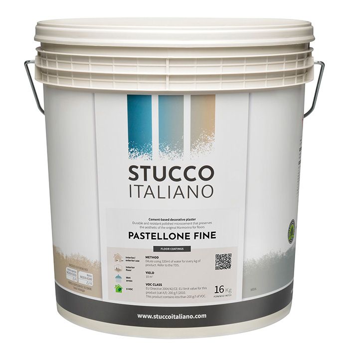 Stucco Italiano Spartel Pastellone Fin - Hvid